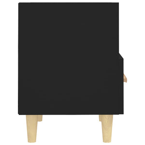Comodini 2 pz Neri 40x35x47 cm