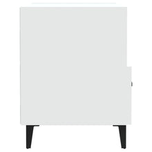 Load image into Gallery viewer, Comodini 2 pz Bianchi in Legno Multistrato