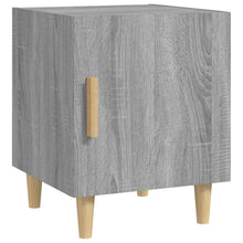 Laden Sie das Bild in den Galerie-Viewer, Comodini 2 pz Grigio Sonoma in Legno Multistrato
