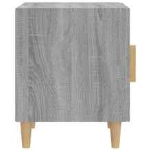 Laden Sie das Bild in den Galerie-Viewer, Comodini 2 pz Grigio Sonoma in Legno Multistrato