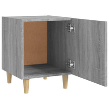 Laden Sie das Bild in den Galerie-Viewer, Comodini 2 pz Grigio Sonoma in Legno Multistrato