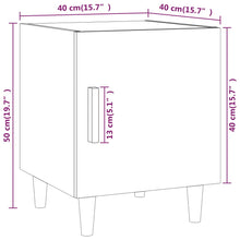 Laden Sie das Bild in den Galerie-Viewer, Comodini 2 pz Grigio Sonoma in Legno Multistrato