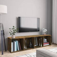 Indlæs billede til gallerivisning Libreria/Mobile TV Rovere Fumo 143x30x36cm in Legno Multistrato