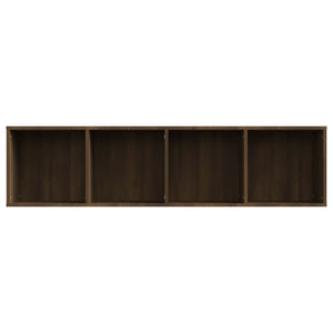 Pensile Scaffale orizzontale/verticale Rovere Marrone 143x30x36cm