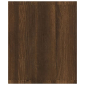 Pensile Scaffale orizzontale/verticale Rovere Marrone 143x30x36cm