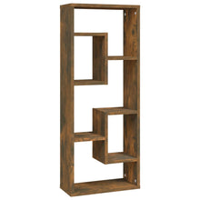 Carica l&#39;immagine nel visualizzatore di Gallery, Mensola a Muro Rovere Fumo 36x16x90 cm in Legno Multistrato