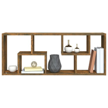 Carica l&#39;immagine nel visualizzatore di Gallery, Mensola a Muro Rovere Fumo 36x16x90 cm in Legno Multistrato