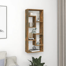 Carica l&#39;immagine nel visualizzatore di Gallery, Mensola a Muro Rovere Fumo 36x16x90 cm in Legno Multistrato