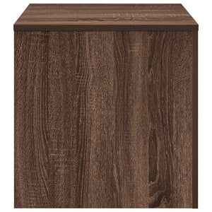 Set 3 Tavolini Rovere Marrone in Legno Multistrato