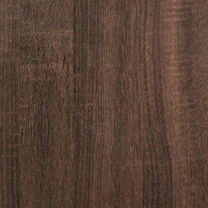 Set 3 Tavolini Rovere Marrone in Legno Multistrato