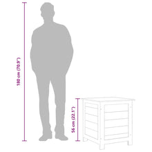 Load image into Gallery viewer, Bauletto da Esterno 50x50x56cm in Massello di Abete Naturale