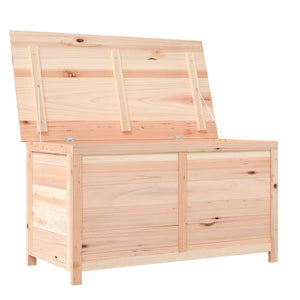 Baule da Esterno 100x50x56cm in Massello di Abete Naturale