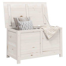 Carica l&#39;immagine nel visualizzatore di Gallery, Baule da Esterno 100x50x56cm in Legno Massello di Abete Bianco
