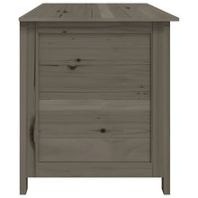 Carica l&#39;immagine nel visualizzatore di Gallery, Baule da Esterno 100x50x56 cm in Legno Massello di Abete Antracite