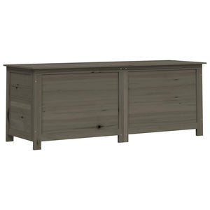 Baule da Esterno  150x50x56 cm in Legno Massello di Abete Antracite