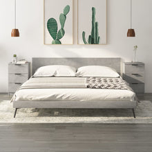 Carica l&#39;immagine nel visualizzatore di Gallery, Comodini 2 pz Grigio Cemento 40x36x65 cm