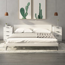 Load image into Gallery viewer, Comodini 2 pz Bianco Lucido 40x36x65 cm