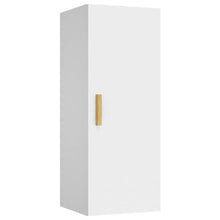 Load image into Gallery viewer, Armadietto a Muro Bianco 34,5x34x90 cm in Legno Multistrato
