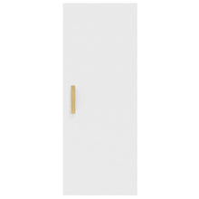 Load image into Gallery viewer, Armadietto a Muro Bianco 34,5x34x90 cm in Legno Multistrato