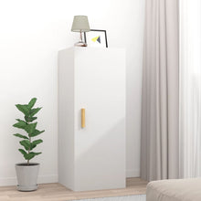 Load image into Gallery viewer, Armadietto a Muro Bianco 34,5x34x90 cm in Legno Multistrato