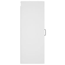 Load image into Gallery viewer, Armadietto Pensile a Muro Bianco 34,5x34x90cm Legno Multistrato