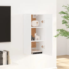 Load image into Gallery viewer, Armadietto a Muro Bianco 35x34x90 cm in Legno Multistrato