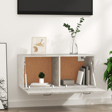 Load image into Gallery viewer, Mobile a Parete Grigio Cemento 80x36,5x35 cm Legno Multistrato
