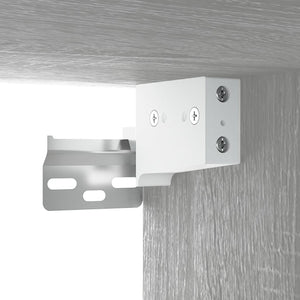 Pensile Grigio Sonoma 69,5x32,5x90 cm in Legno Multistrato