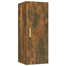 Load image into Gallery viewer, Armadietto a Muro Rovere Fumo 34,5x34x90cm in Legno Multistrato