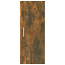 Load image into Gallery viewer, Armadietto a Muro Rovere Fumo 34,5x34x90cm in Legno Multistrato