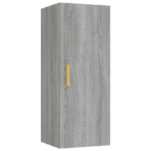 Load image into Gallery viewer, Armadietto a Muro Grigio Sonoma 34,5x34x90 cm Legno Multistrato