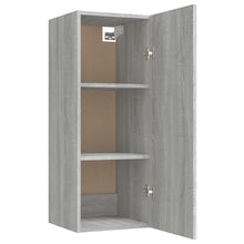 Load image into Gallery viewer, Armadietto a Muro Grigio Sonoma 34,5x34x90 cm Legno Multistrato