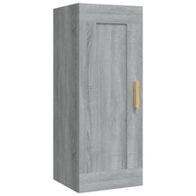 Load image into Gallery viewer, Armadietto a Muro Grigio Sonoma 35x34x90cm in Legno Multistrato