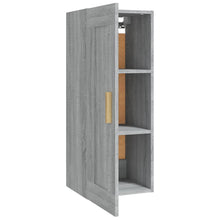 Load image into Gallery viewer, Armadietto a Muro Grigio Sonoma 35x34x90cm in Legno Multistrato