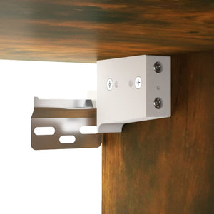 Mobile Parete Rovere Fumo 80x35x36,5 cm in Legno Multistrato