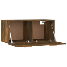 Load image into Gallery viewer, Mobile Parete Rovere Fumo 80x35x36,5 cm in Legno Multistrato