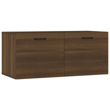 Load image into Gallery viewer, Mobile a Parete Rovere Marrone 80x36,5x35 cm Legno Multistrato