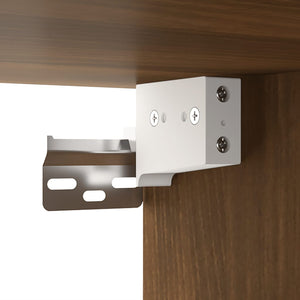 Mobile a Parete Rovere Marrone 80x36,5x35 cm Legno Multistrato