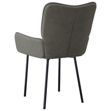 Carica l&#39;immagine nel visualizzatore di Gallery, Sedie da Pranzo 2 pz Grigio Scuro in Velluto