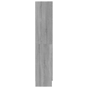 Libreria/Armadio Grigio Sonoma 82,5x30,5x150 cm in Legno Multistrato
