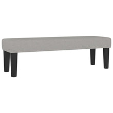 Load image into Gallery viewer, Panca Ottomana Grigio Chiaro 100x30x30 cm in Tessuto