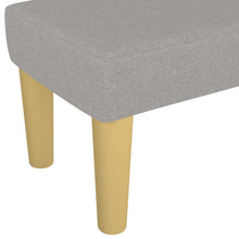 Load image into Gallery viewer, Panca Ottomana Grigio Chiaro 100x30x30 cm in Tessuto