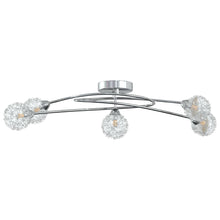 Load image into Gallery viewer, Lampada da Soffitto con Paralumi in Rete per 5 Luci LED G9