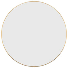 Indlæs billede til gallerivisning Specchio da Parete Dorato Ø 60 cm Rotondo