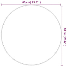 Indlæs billede til gallerivisning Specchio da Parete Dorato Ø 60 cm Rotondo