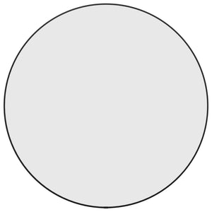 Specchio da Parete Nero Ø 60 cm Rotondo