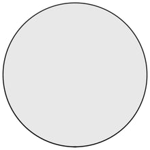 Indlæs billede til gallerivisning Specchio da Parete Nero Ø 60 cm Rotondo