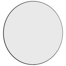 Carica l&#39;immagine nel visualizzatore di Gallery, Specchio da Parete Nero Ø 60 cm Rotondo