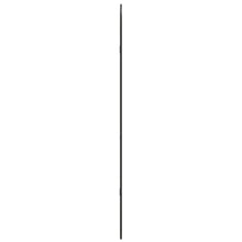 Carica l&#39;immagine nel visualizzatore di Gallery, Specchio da Parete Nero 100x45 cm Ovale