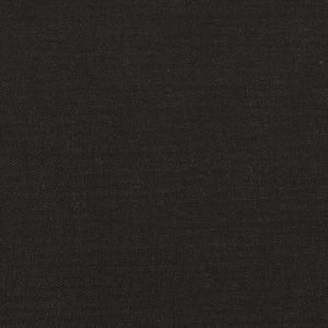 Panca Pouf Nero 70x35x41 cm in Tessuto